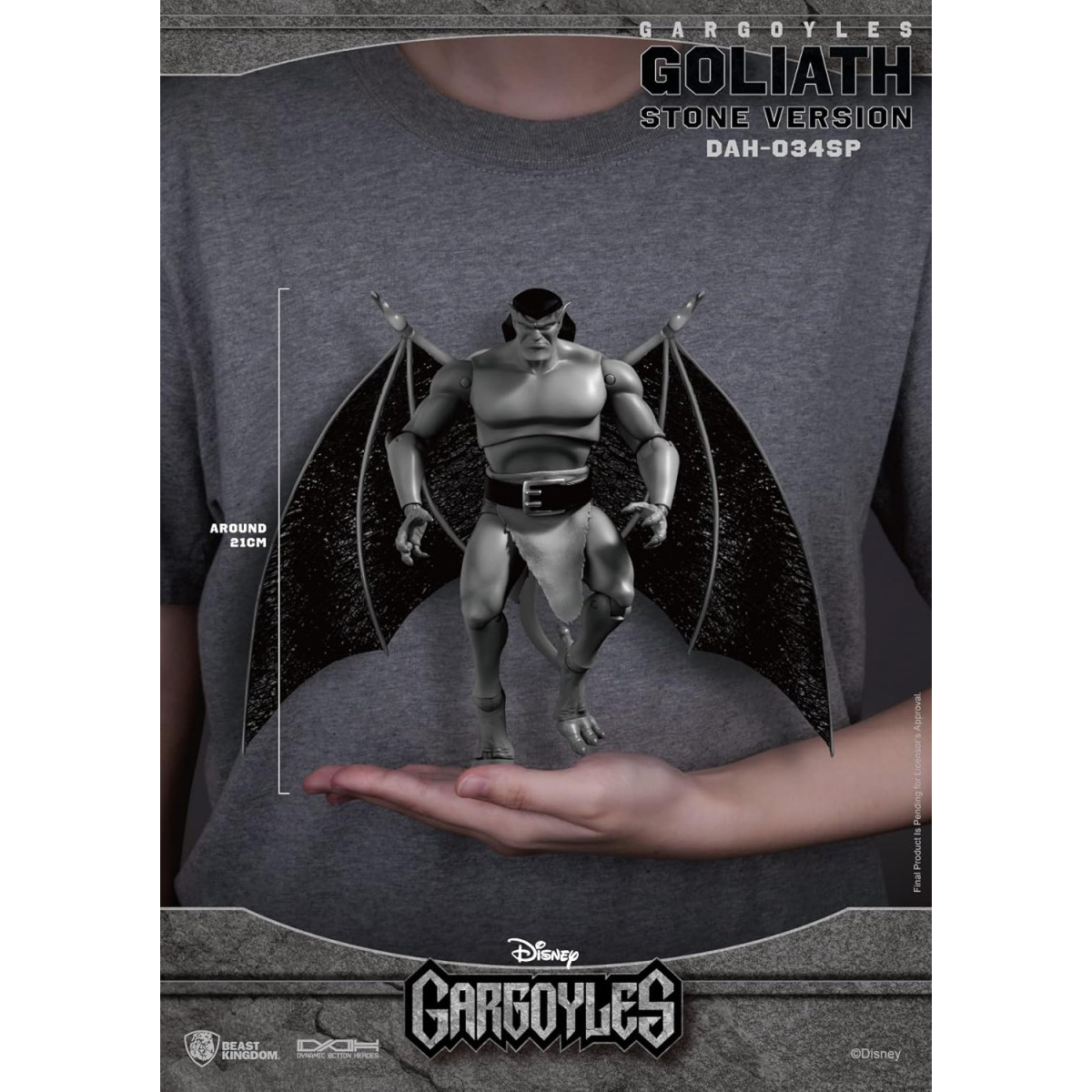 Beast Kingdom - VERSIONE PIETRA DI GOLIATH (SDCC 2023) - Gargoyles Dynamic Action Heroes 1/9