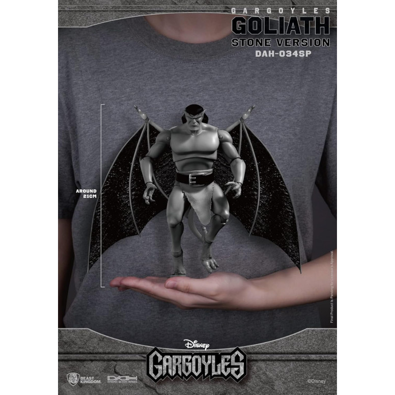 Beast Kingdom - VERSIONE PIETRA DI GOLIATH (SDCC 2023) - Gargoyles Dynamic Action Heroes 1/9