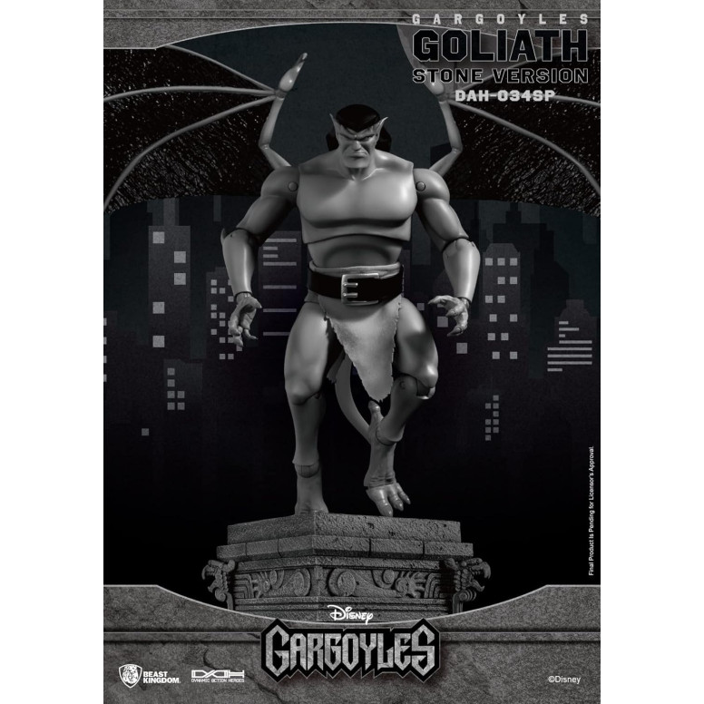 Beast Kingdom - VERSIONE PIETRA DI GOLIATH (SDCC 2023) - Gargoyles Dynamic Action Heroes 1/9