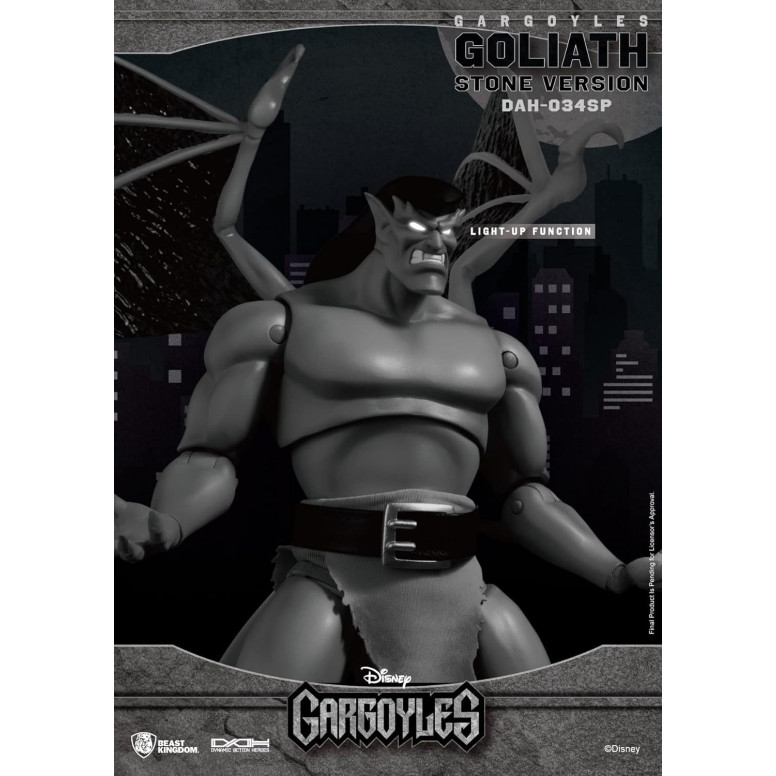 Beast Kingdom - VERSIONE PIETRA DI GOLIATH (SDCC 2023) - Gargoyles Dynamic Action Heroes 1/9