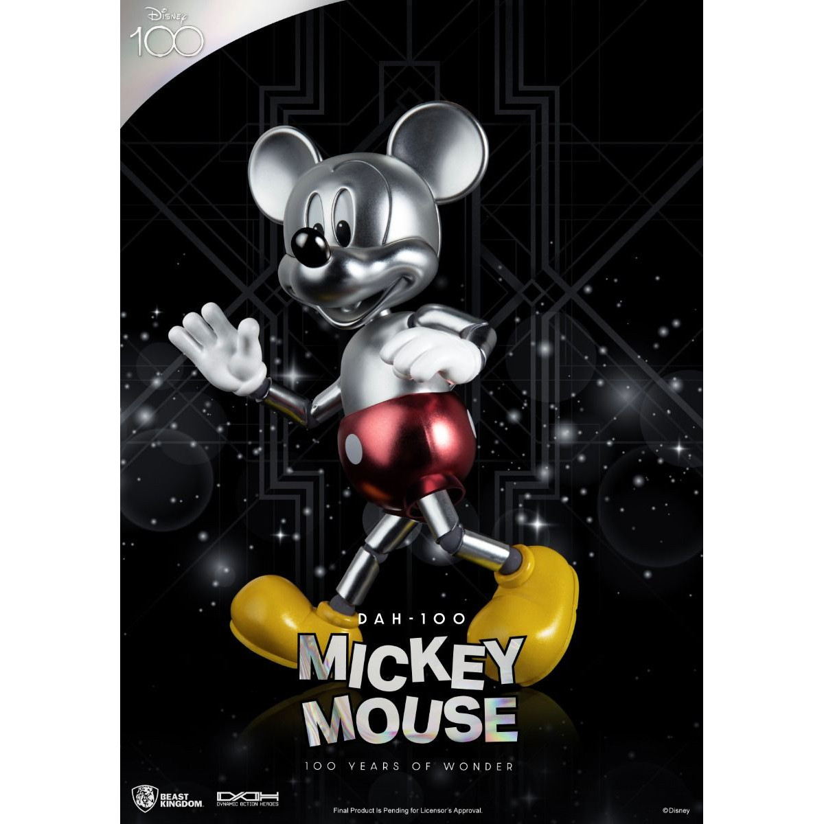 Beast Kingdom Disney 100 anni di meraviglie - Topolino Mouse - Dynamic Action Heroes 1/9 - D100