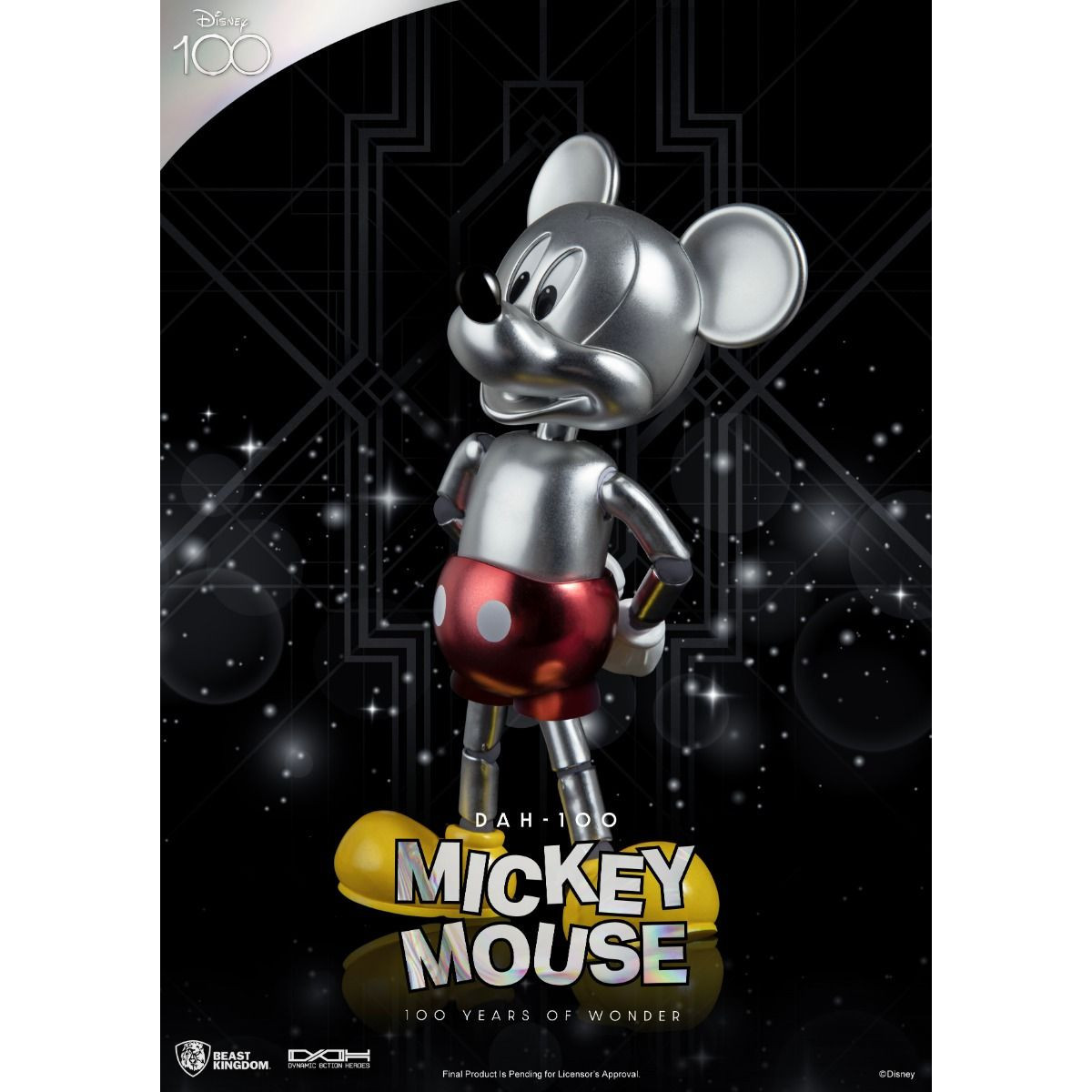 Beast Kingdom Disney 100 anni di meraviglie - Topolino Mouse - Dynamic Action Heroes 1/9 - D100