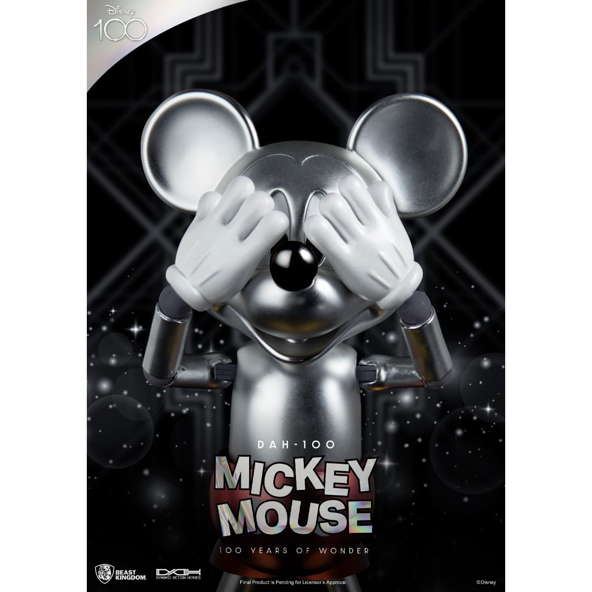 Beast Kingdom Disney 100 anni di meraviglie - Topolino Mouse - Dynamic Action Heroes 1/9 - D100