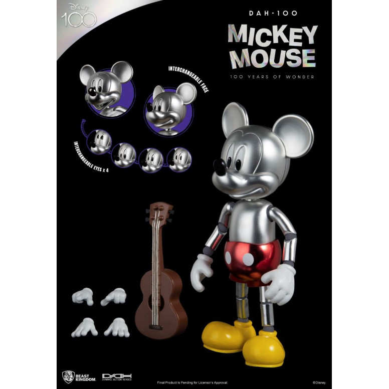 Beast Kingdom Disney 100 anni di meraviglie - Topolino Mouse - Dynamic Action Heroes 1/9 - D100