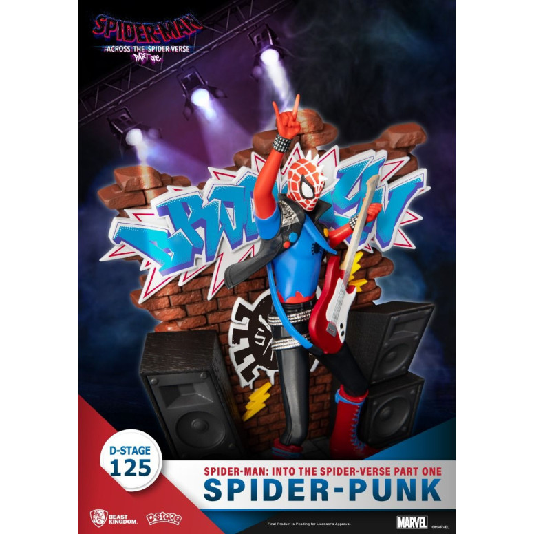Beast Kingdom Marvel Comics Diorama PVC - Spider-Punk D-Stage Spider-Man: Across the Spider-Verse Part One