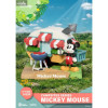 Beast Kingdom Disney - D-Stage Serie di Diorama Campsite in PVC - Topolino Mouse Edizione Speciale