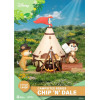 Beast Kingdom Disney - D-Stage Serie di diorami in PVC per il campeggio - Edizione speciale Chip 'n' Dale