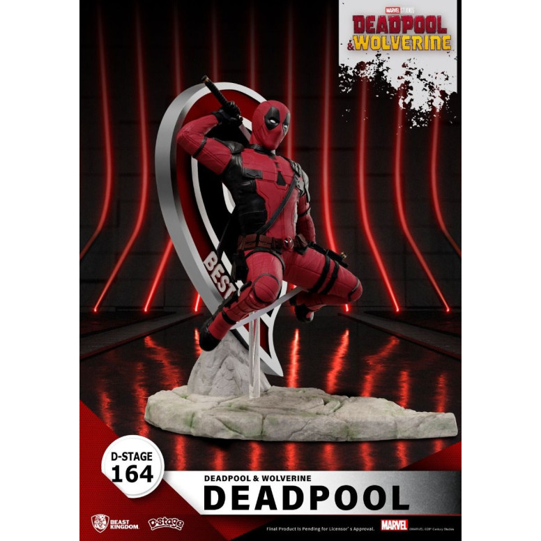 Beast Kingdom Marvel Diorama PVC - Deadpool & Wolverine - Deadpool D-Stage
