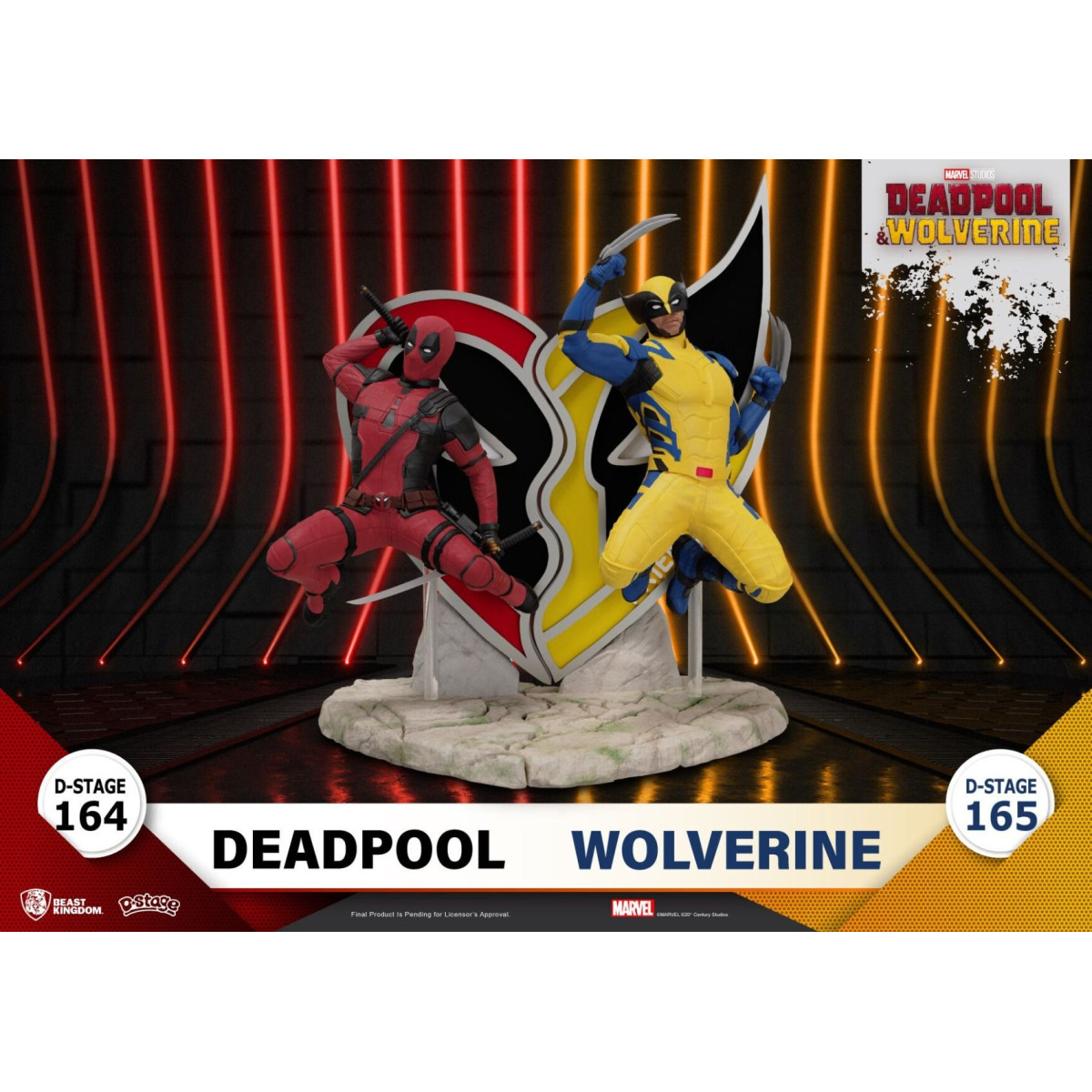 Beast Kingdom Marvel Diorama PVC - Deadpool & Wolverine - Deadpool D-Stage