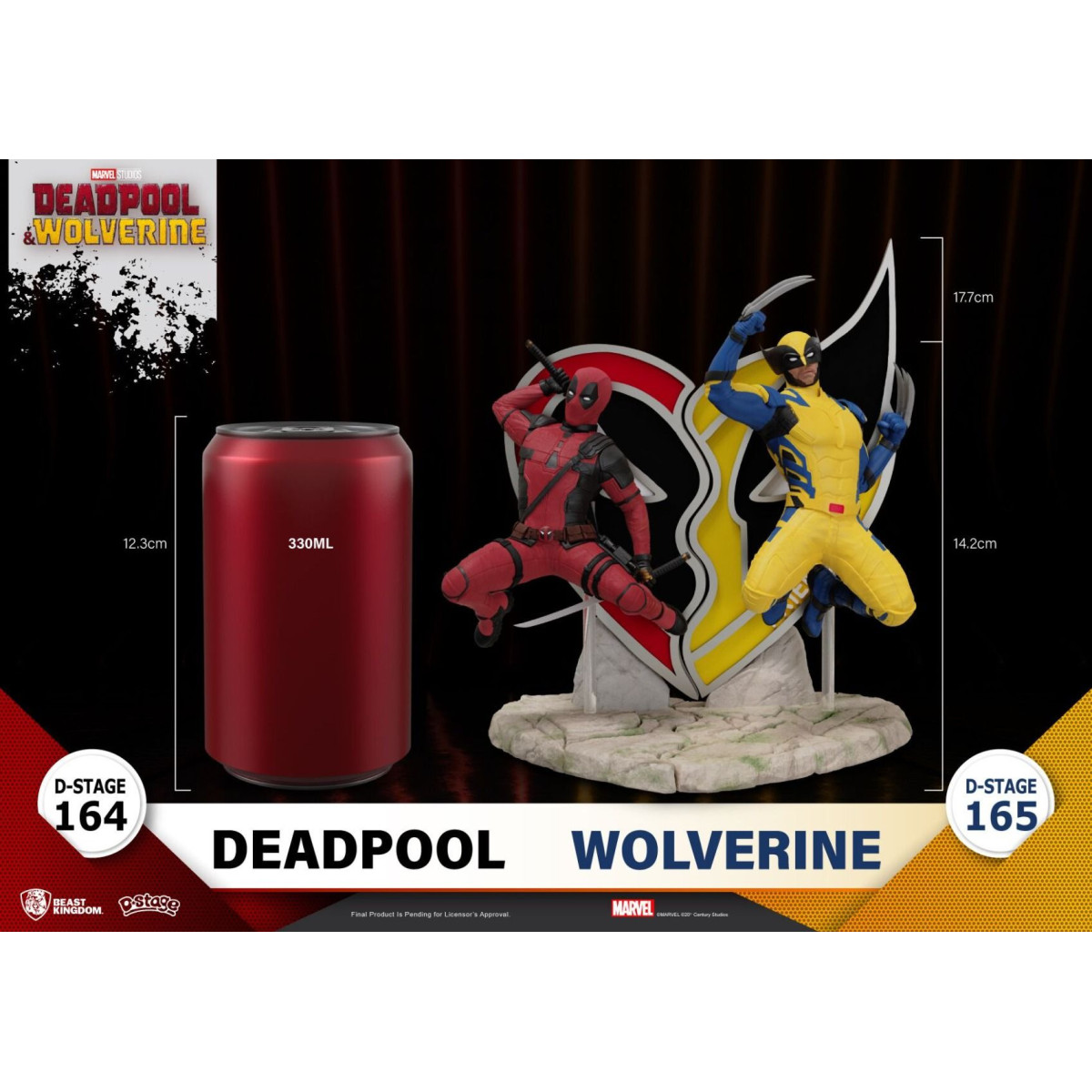 Beast Kingdom Marvel Diorama PVC - Deadpool & Wolverine - Wolverine D-Stage