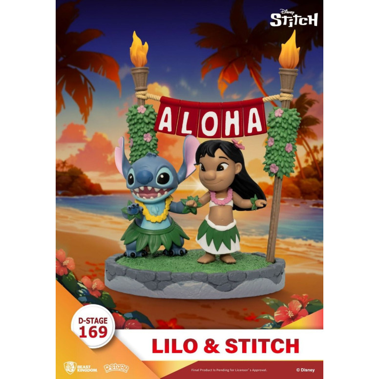 Beast Kingdom Disney Lilo & Stitch - Aloha Stitch - D-Stage
