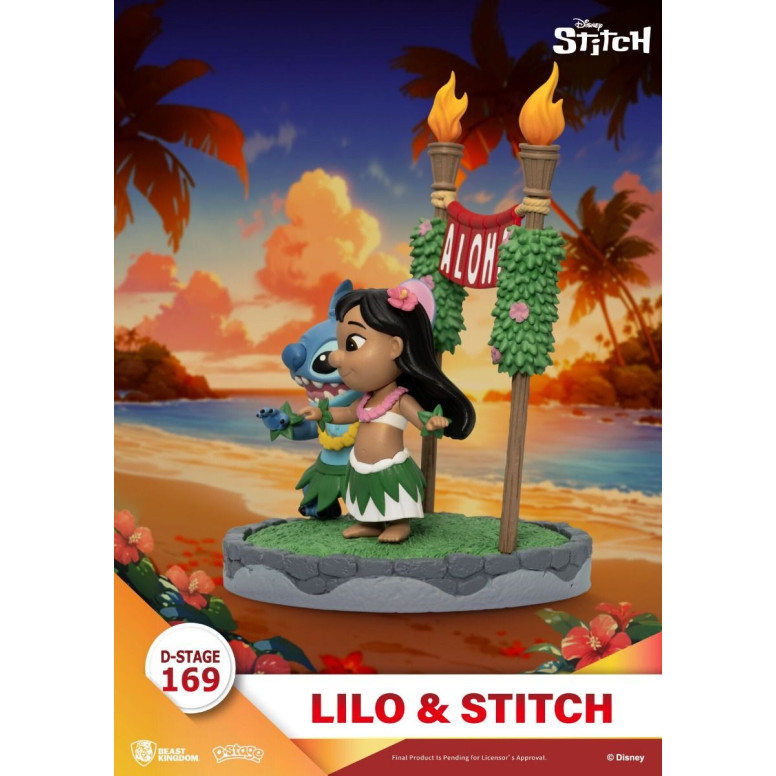 Beast Kingdom Disney Lilo & Stitch - Aloha Stitch - D-Stage