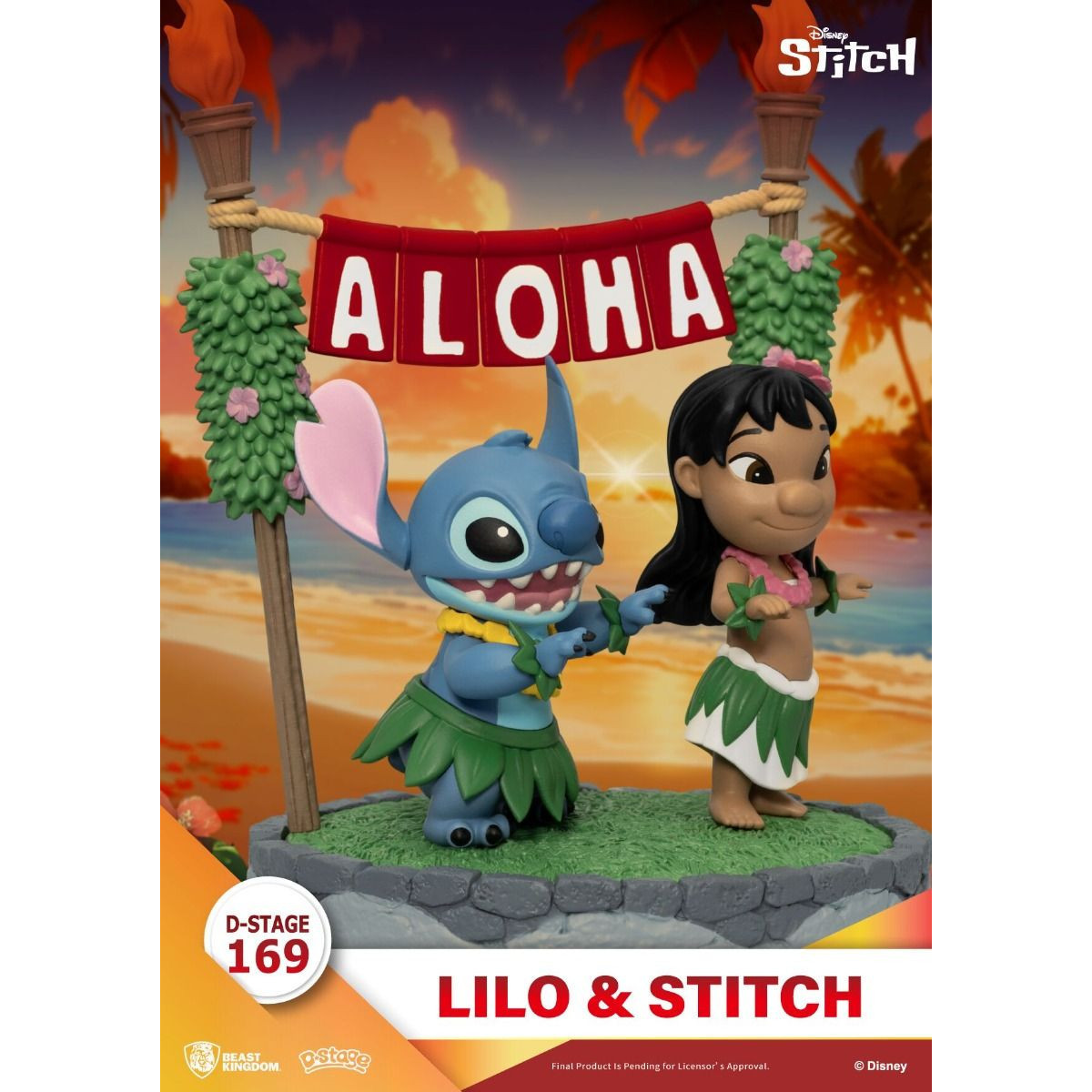 Beast Kingdom Disney Lilo & Stitch - Aloha Stitch - D-Stage