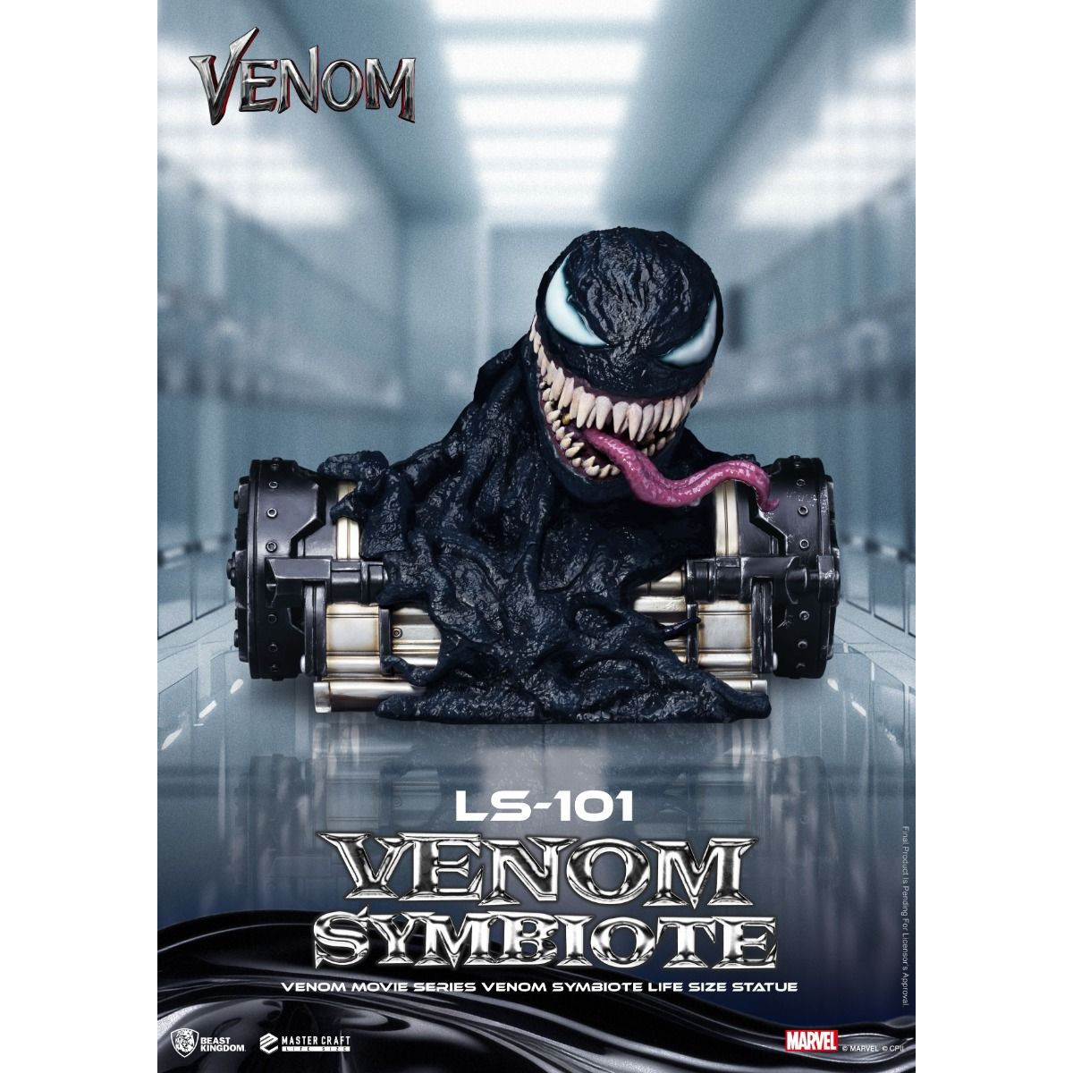 Beast Kingdom - Venom Movie Series - Statua a grandezza naturale del simbionte Venom