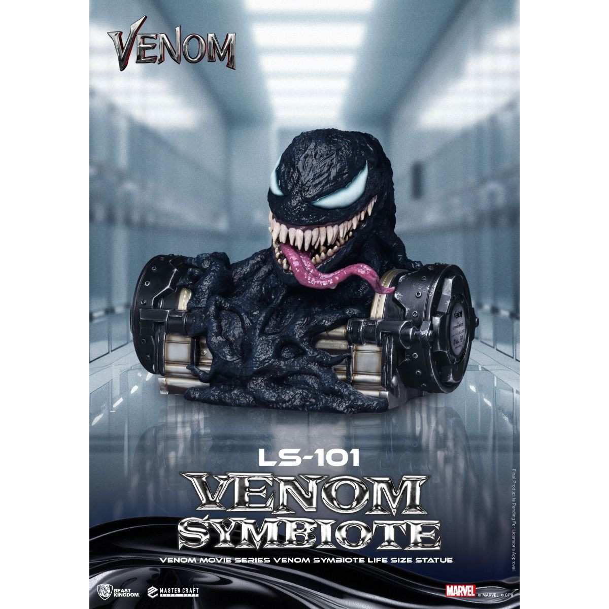 Beast Kingdom - Venom Movie Series - Statua a grandezza naturale del simbionte Venom