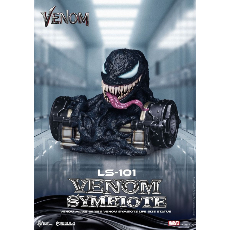 Beast Kingdom - Venom Movie Series - Statua a grandezza naturale del simbionte Venom