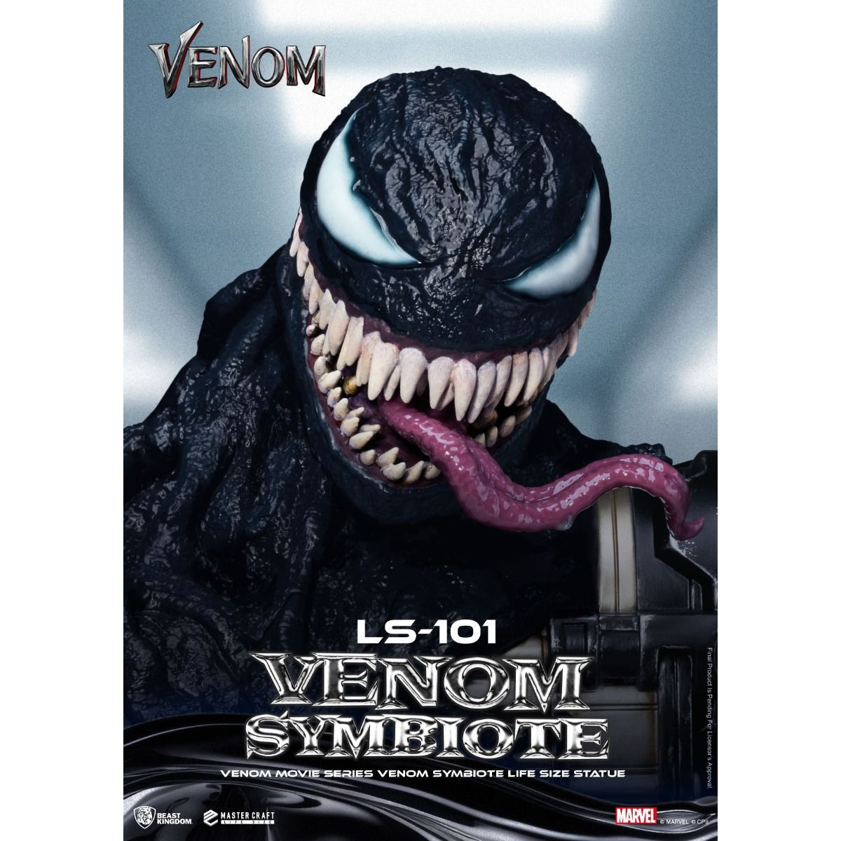 Beast Kingdom - Venom Movie Series - Statua a grandezza naturale del simbionte Venom