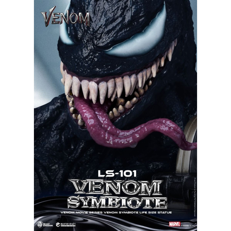 Beast Kingdom - Venom Movie Series - Statua a grandezza naturale del simbionte Venom