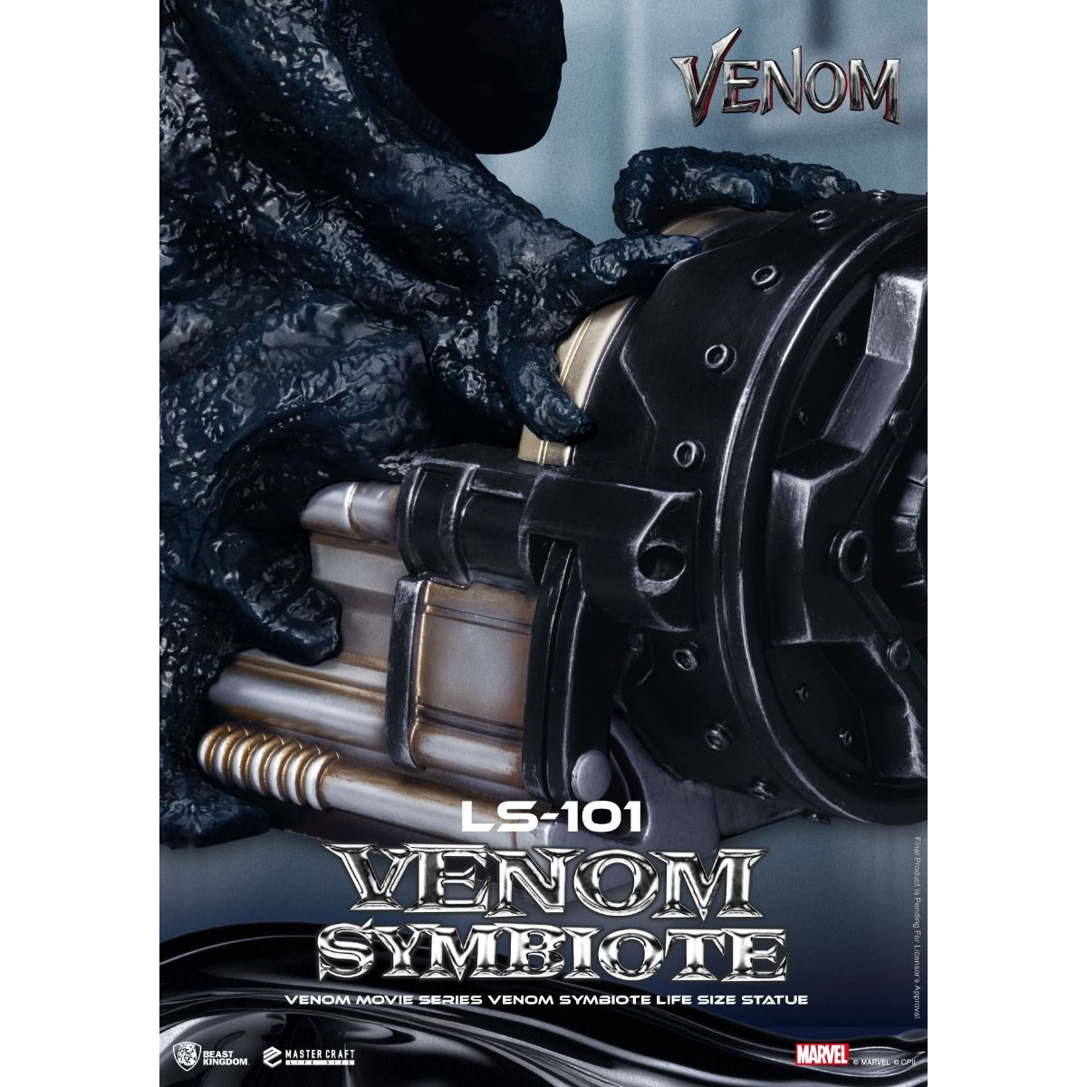 Beast Kingdom - Venom Movie Series - Statua a grandezza naturale del simbionte Venom