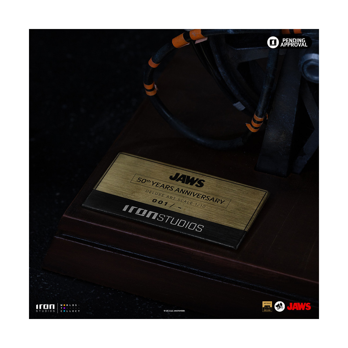 Iron Studios - JAWS - Steven Spielberg (Jaws 50th Anniversary) Deluxe Art Scale1/10 - Jaws