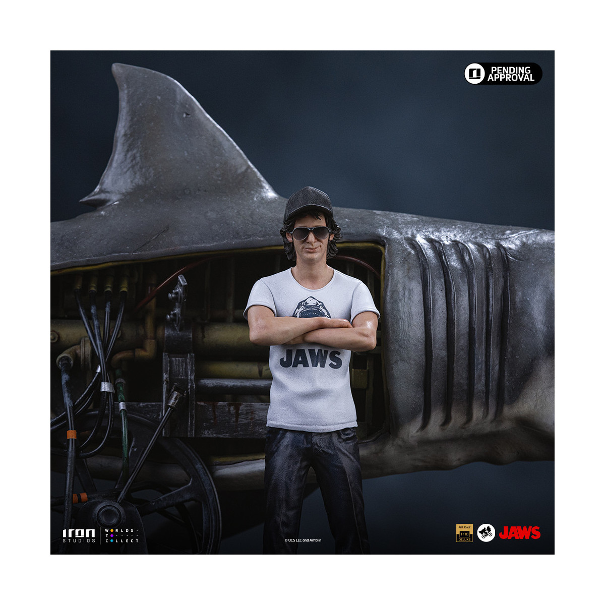 Iron Studios - JAWS - Steven Spielberg (Jaws 50th Anniversary) Deluxe Art Scale1/10 - Jaws