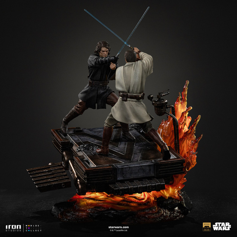 Iron Studios Star Wars - Anakin vs Obi-wan Deluxe Art Scale 1/10 - Episodio 3