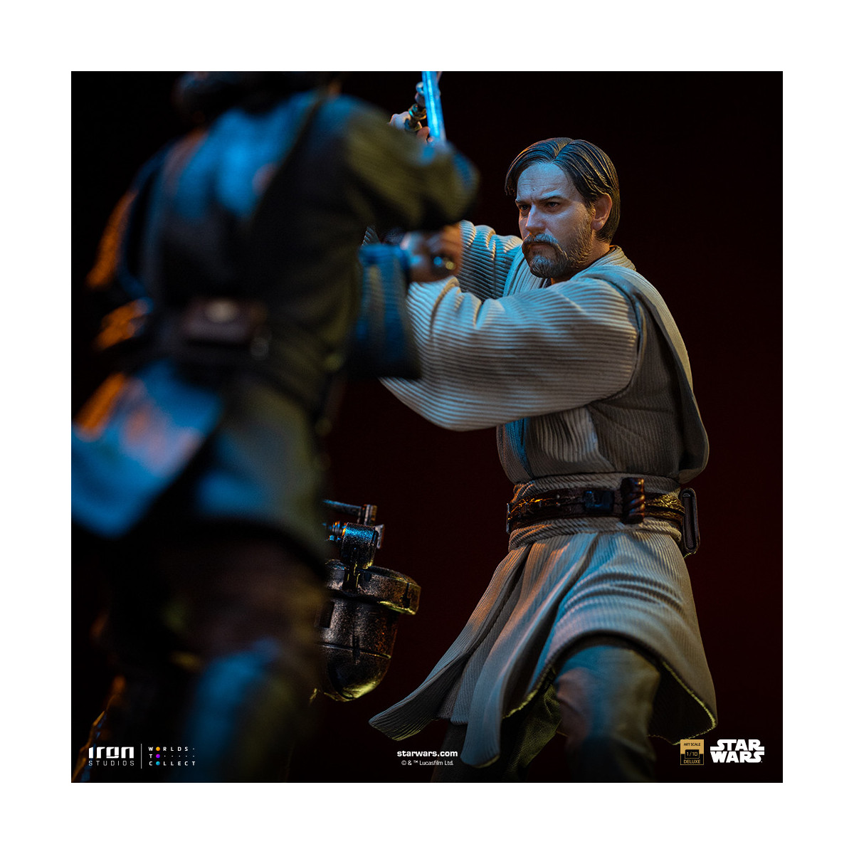Iron Studios Star Wars - Anakin vs Obi-wan Deluxe Art Scale 1/10 - Episodio 3
