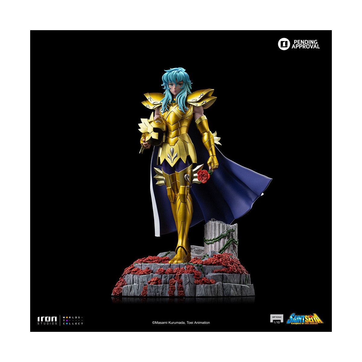 Iron Studios - Saint Seiya - Pisces Aphrodite Art Scale 1/10 - Cavalieri dello Zodiaco
