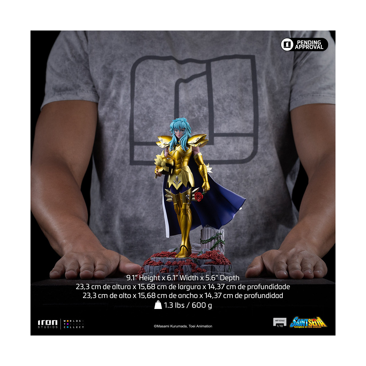 Iron Studios - Saint Seiya - Pisces Aphrodite Art Scale 1/10 - Cavalieri dello Zodiaco