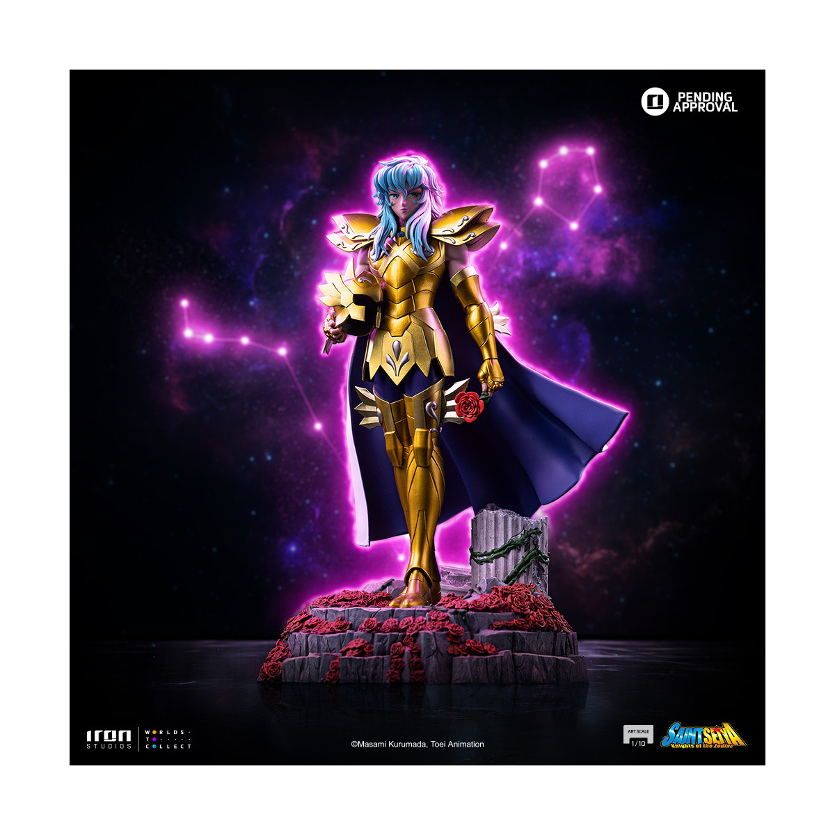 Iron Studios - Saint Seiya - Pisces Aphrodite Art Scale 1/10 - Cavalieri dello Zodiaco