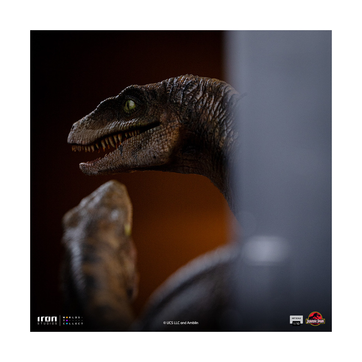 Iron Studios - Raptor alle porte della cucina - Jurassic Park 1/10 Bds Art Scale