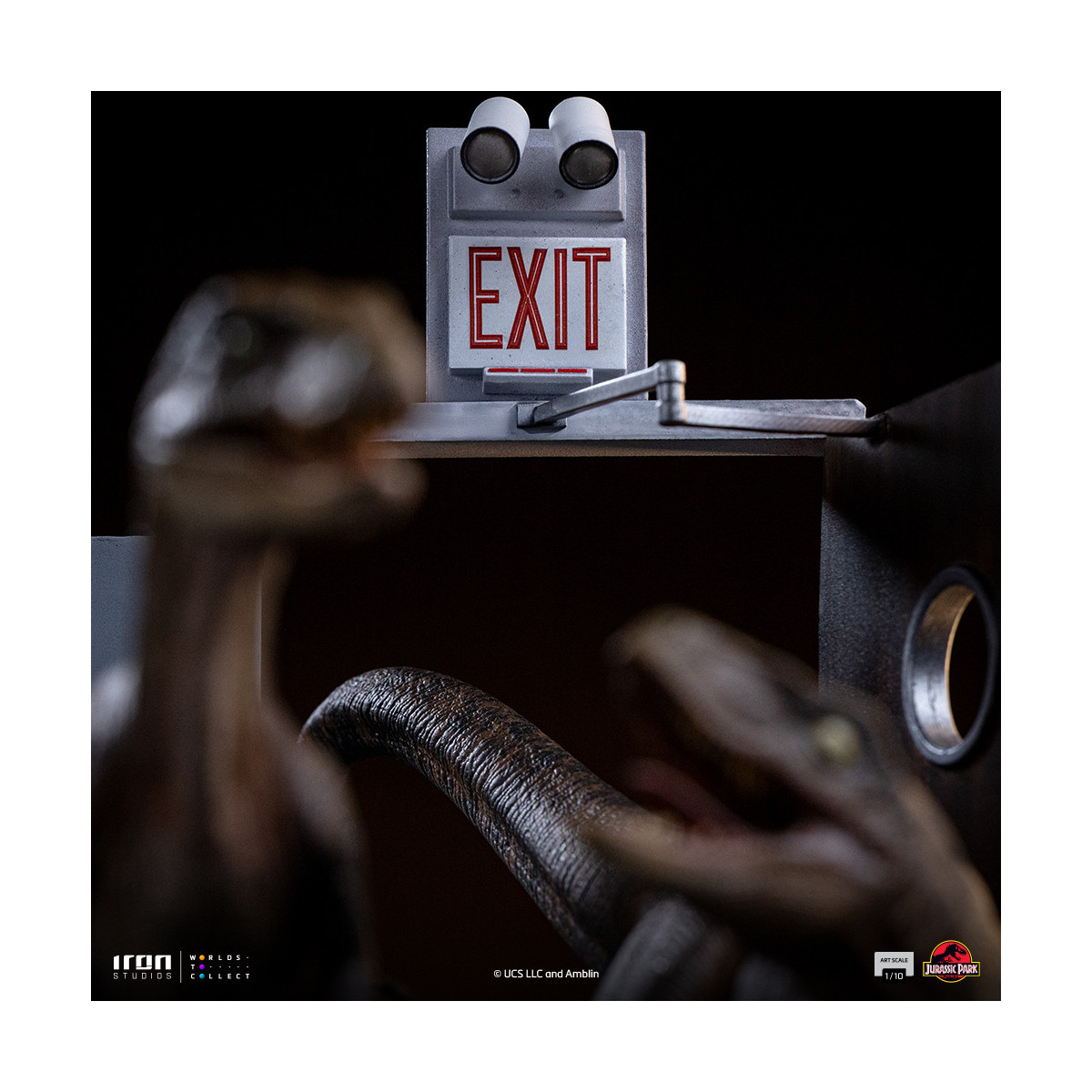 Iron Studios - Raptor alle porte della cucina - Jurassic Park 1/10 Bds Art Scale