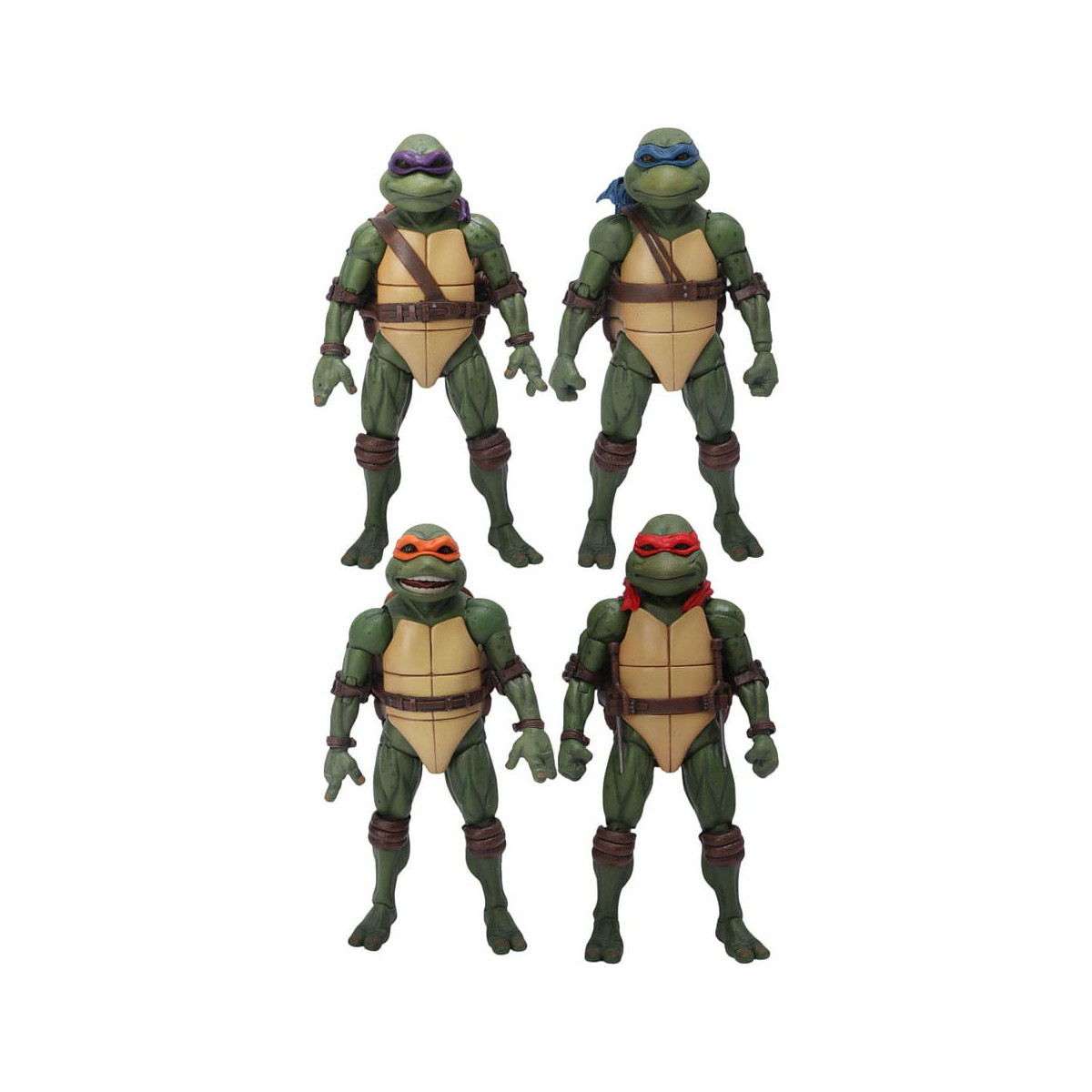 Mezco One 12 - Teenage Mutant Ninja Turtles (film del 1990) Set di 4 figure - Tartarughe Ninja