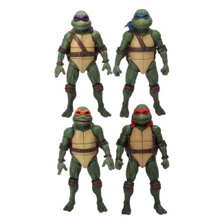 Mezco One 12 - Teenage Mutant Ninja Turtles (film del 1990) Set di 4 figure - Tartarughe Ninja
