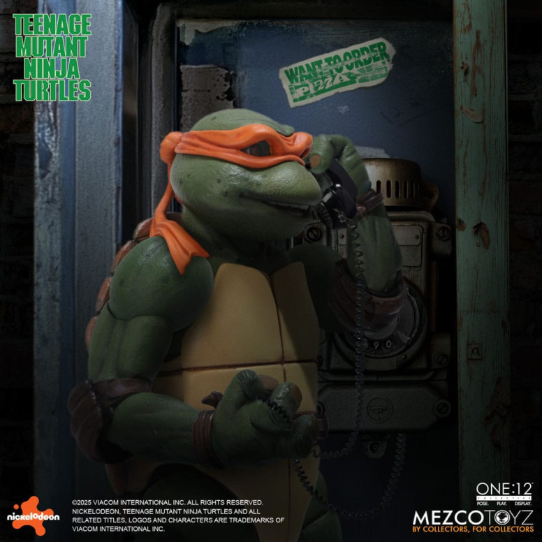 Mezco One 12 - Teenage Mutant Ninja Turtles (film del 1990) Set di 4 figure - Tartarughe Ninja