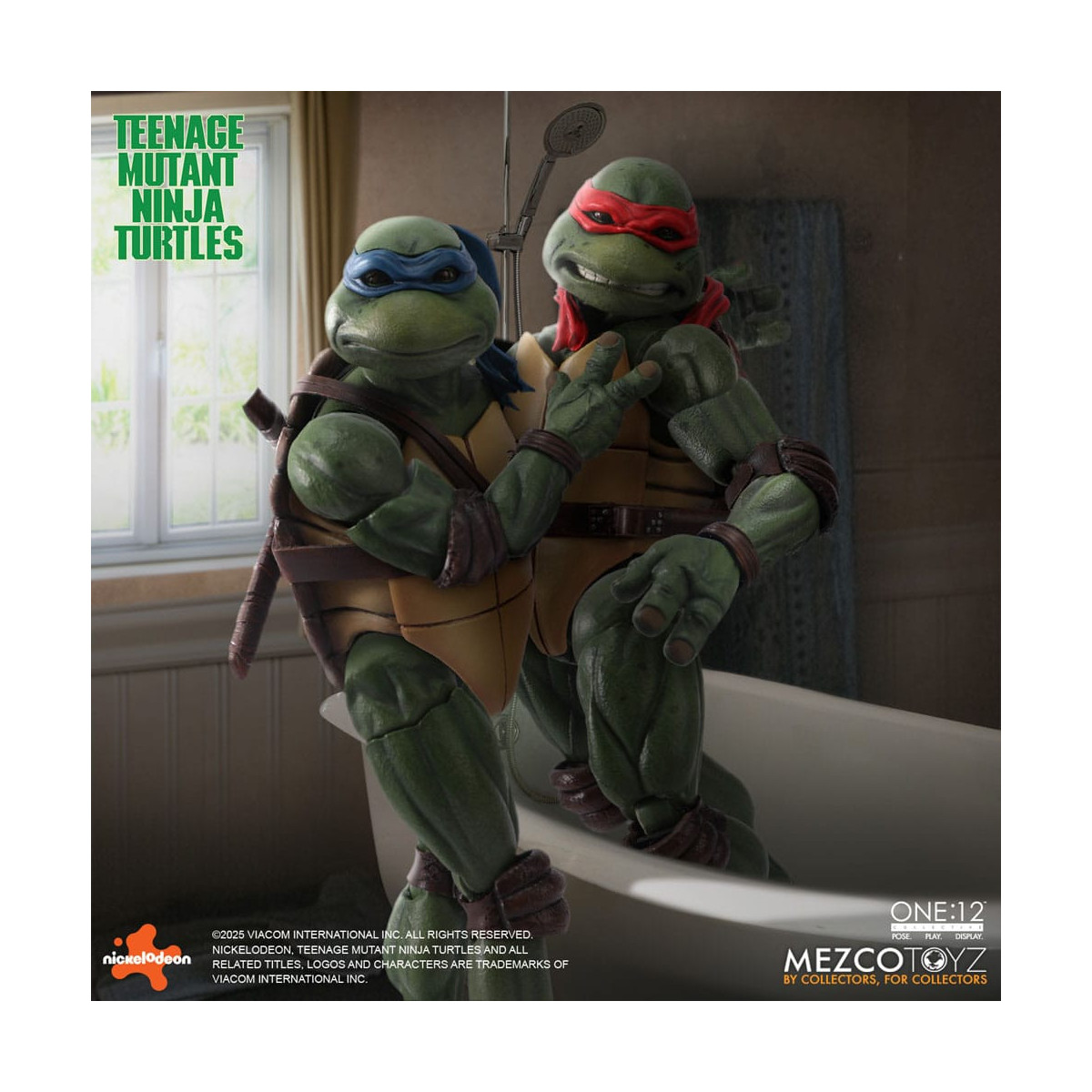 Mezco One 12 - Teenage Mutant Ninja Turtles (film del 1990) Set di 4 figure - Tartarughe Ninja