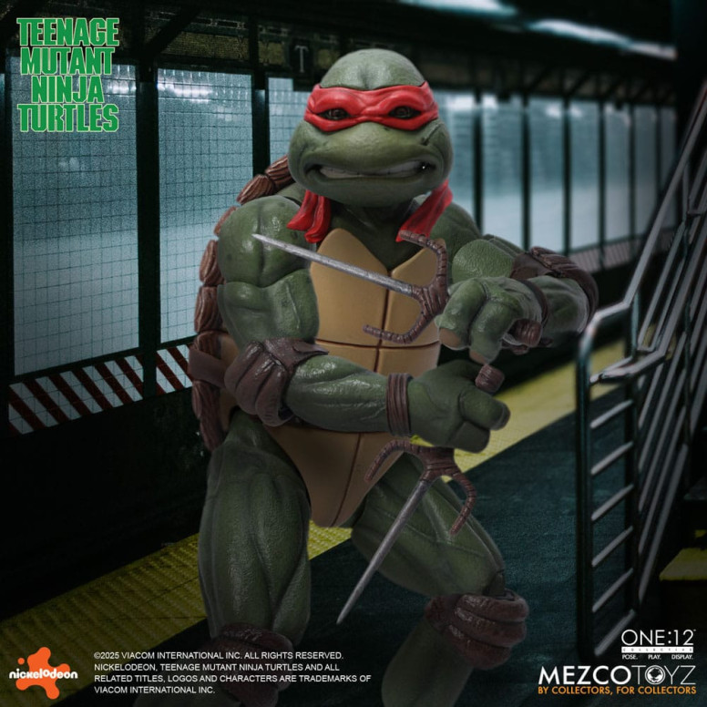 Mezco One 12 - Teenage Mutant Ninja Turtles (film del 1990) Set di 4 figure - Tartarughe Ninja