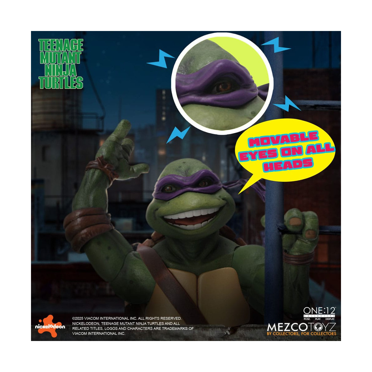 Mezco One 12 - Teenage Mutant Ninja Turtles (film del 1990) Set di 4 figure - Tartarughe Ninja