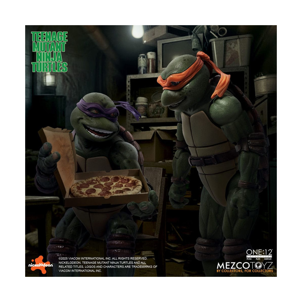 Mezco One 12 - Teenage Mutant Ninja Turtles (film del 1990) Set di 4 figure - Tartarughe Ninja
