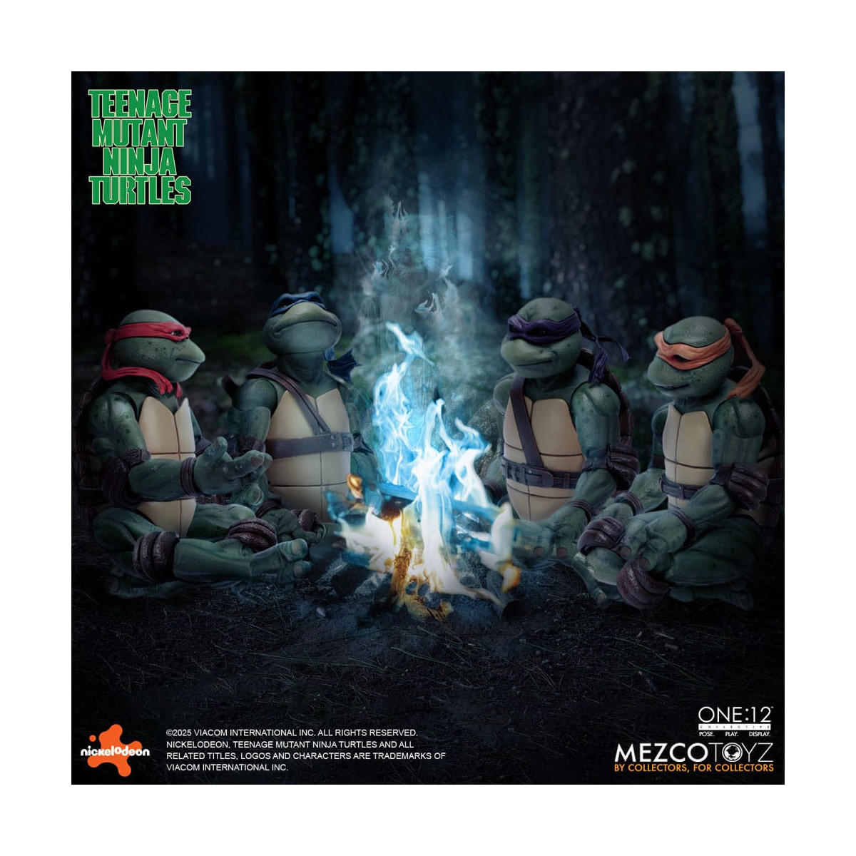 Mezco One 12 - Teenage Mutant Ninja Turtles (film del 1990) Set di 4 figure - Tartarughe Ninja