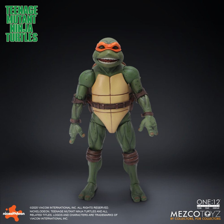 Mezco One 12 - Teenage Mutant Ninja Turtles (film del 1990) Set di 4 figure - Tartarughe Ninja