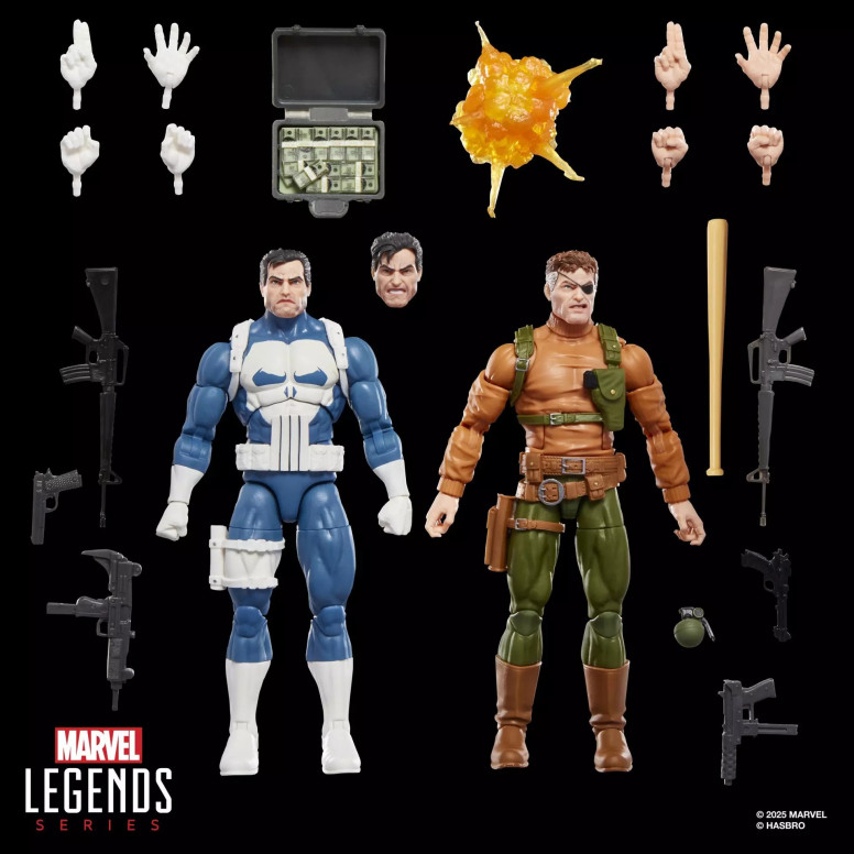 Hasbro Marvel Legends Serie Gamerverse - The Punisher & Nick Fury