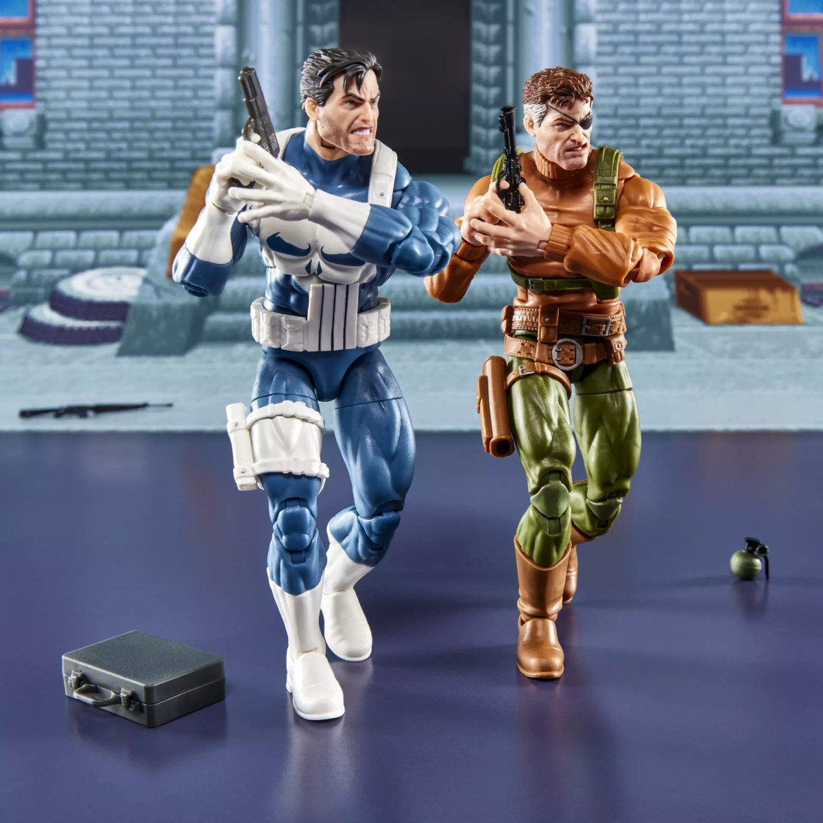 Hasbro Marvel Legends Serie Gamerverse - The Punisher & Nick Fury