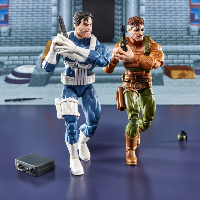 Hasbro Marvel Legends Serie Gamerverse - The Punisher & Nick Fury