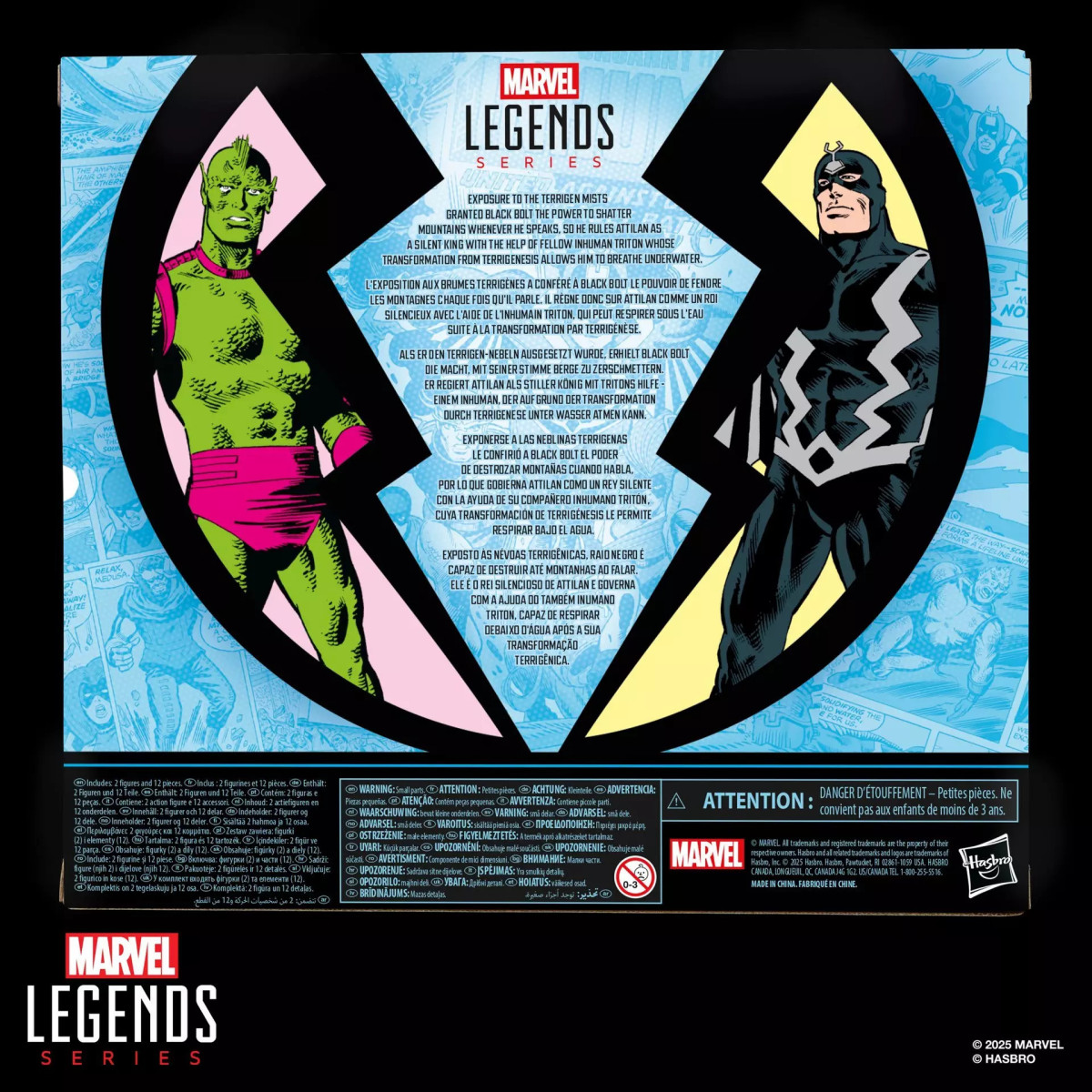 Hasbro Marvel Legends Serie - Black Bolt e Triton