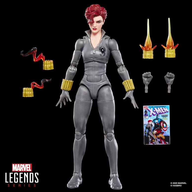 Marvel Legends - Vedova Nera (uniforme grigia) - Mini Comics Wave 2