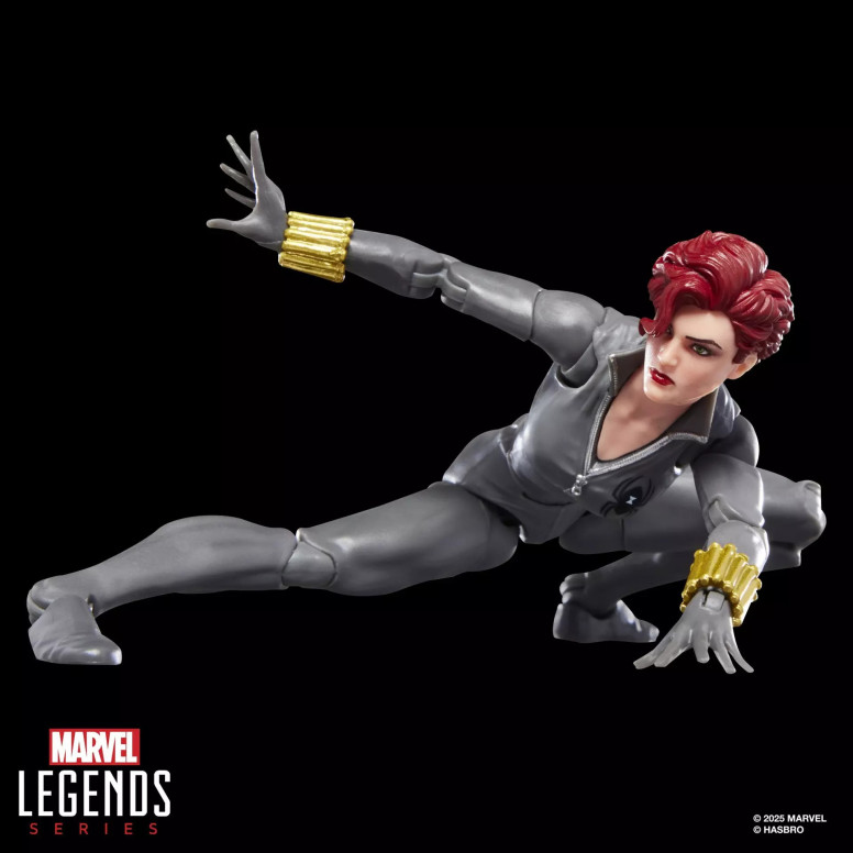 Marvel Legends - Vedova Nera (uniforme grigia) - Mini Comics Wave 2