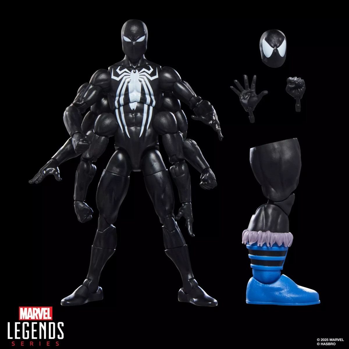 Marvel Legends - Vendicatore Oscuro Spider-Man - Giustiziere BAF