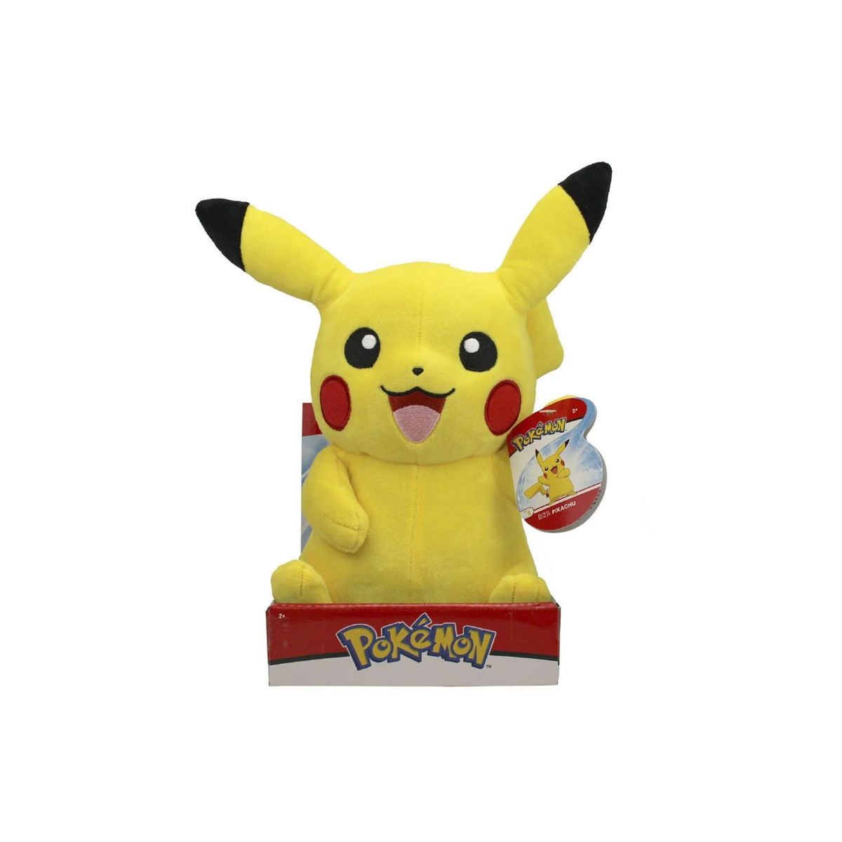 Jazwares Pokémon - Peluche Pikachu seduto - 30 cm