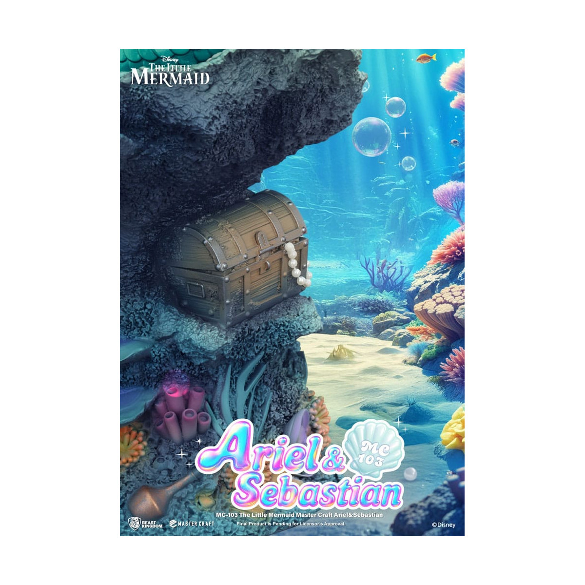 Beast Kingdom Disney - Master Craft Ariel e Sébastien - La Sirenetta
